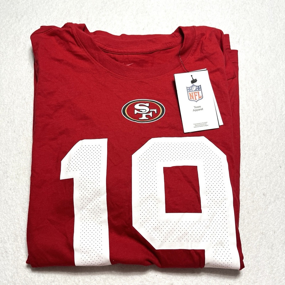 Nike Men’s Large San Fransisco 49ers Samuel #19 Football T Shirt Jersey NWT